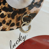 Silver Statement Hoops