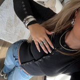 Chrome Beads Necklace - Lunéah