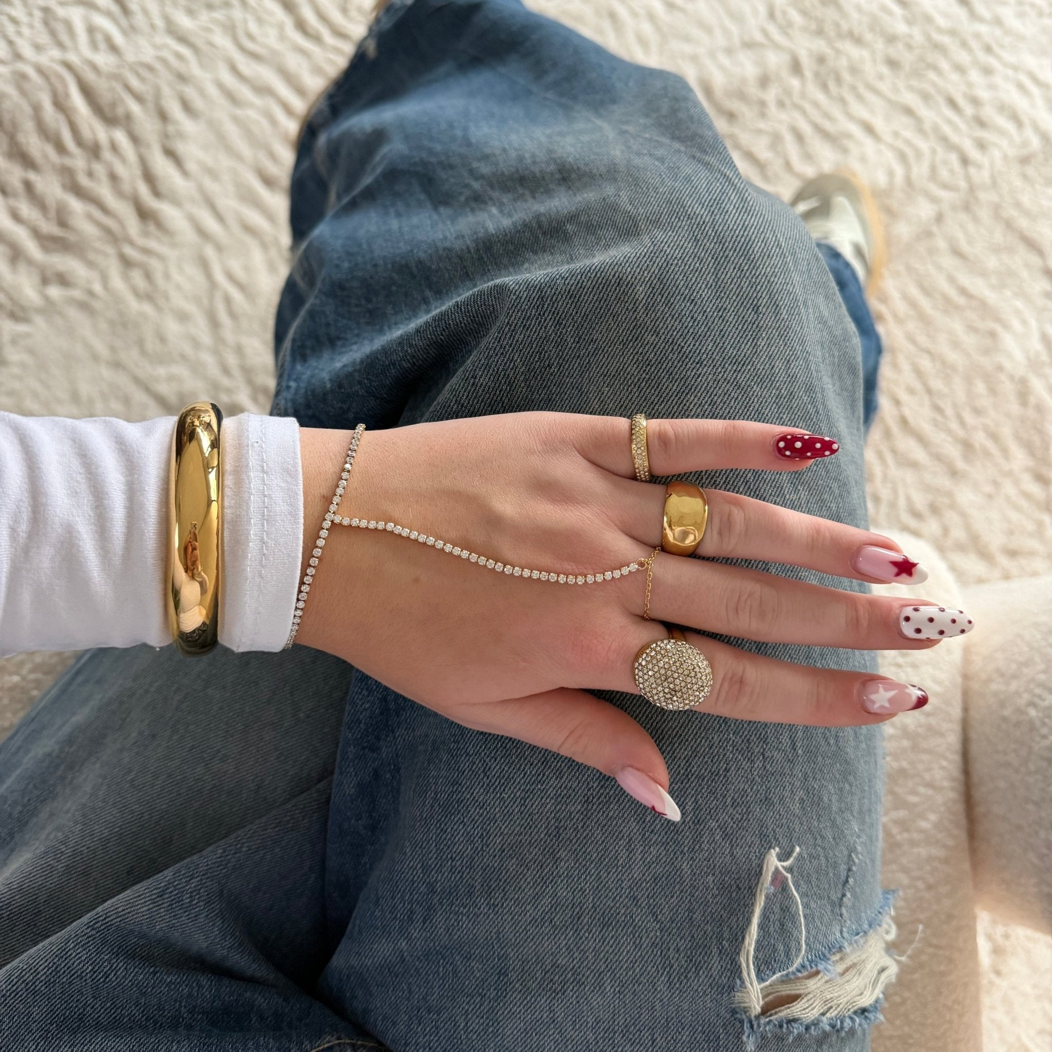 Sparkling Hand Chain - Lunéah