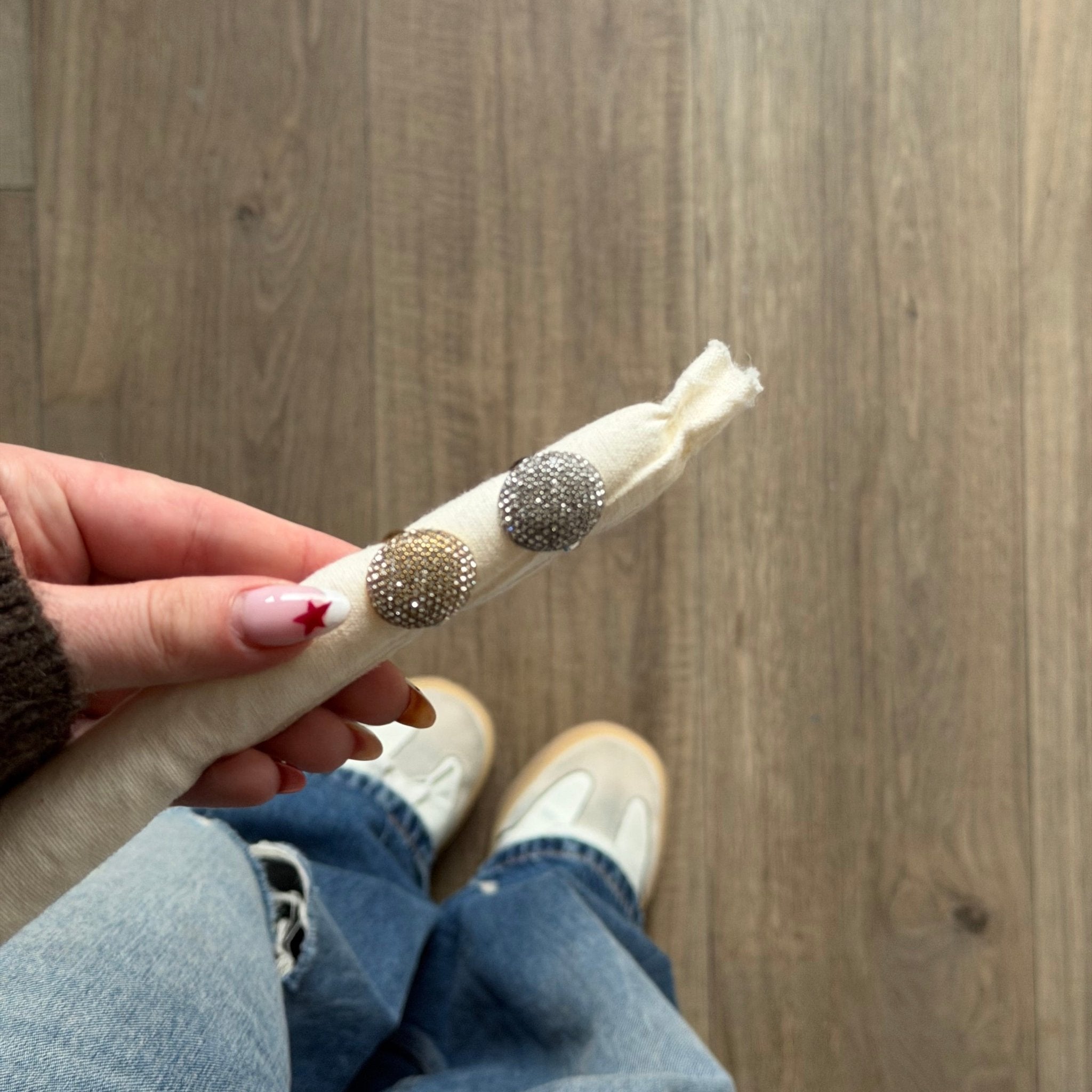 Glitter Oval Ring - Lunéah