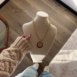 Duo Circle Necklace - Lunéah