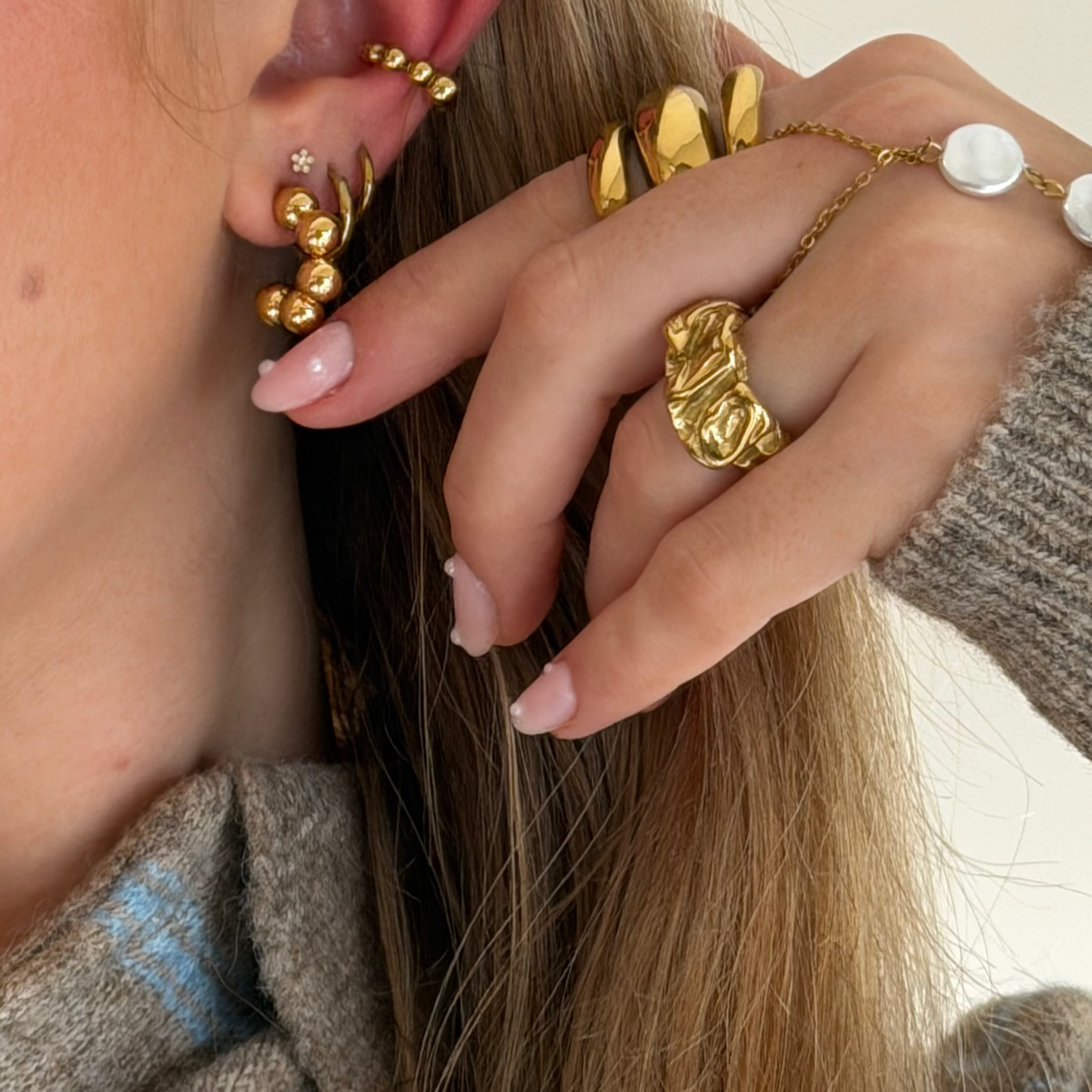 Molten Statement Ring