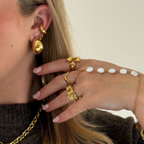 Chunky Gold Drop Earrings