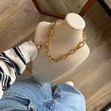 Chunky Oval Link Necklace