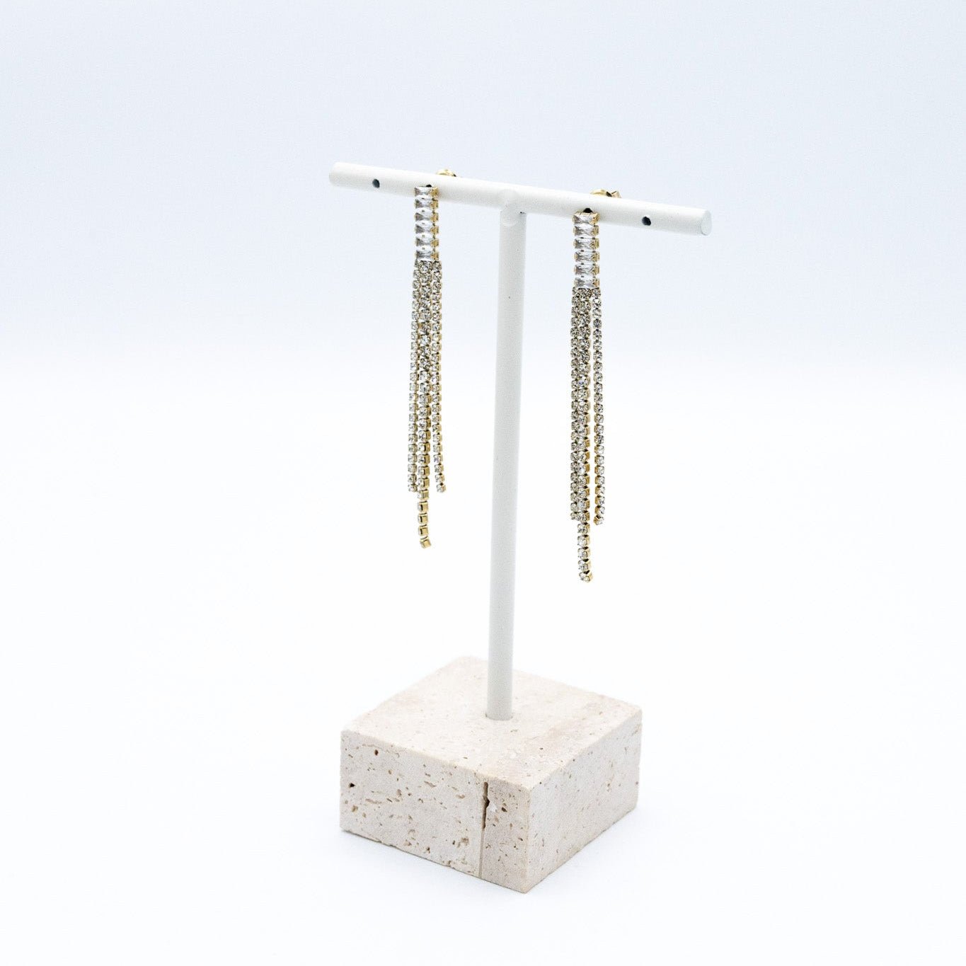 Crystal Drop Earrings - Lunéah