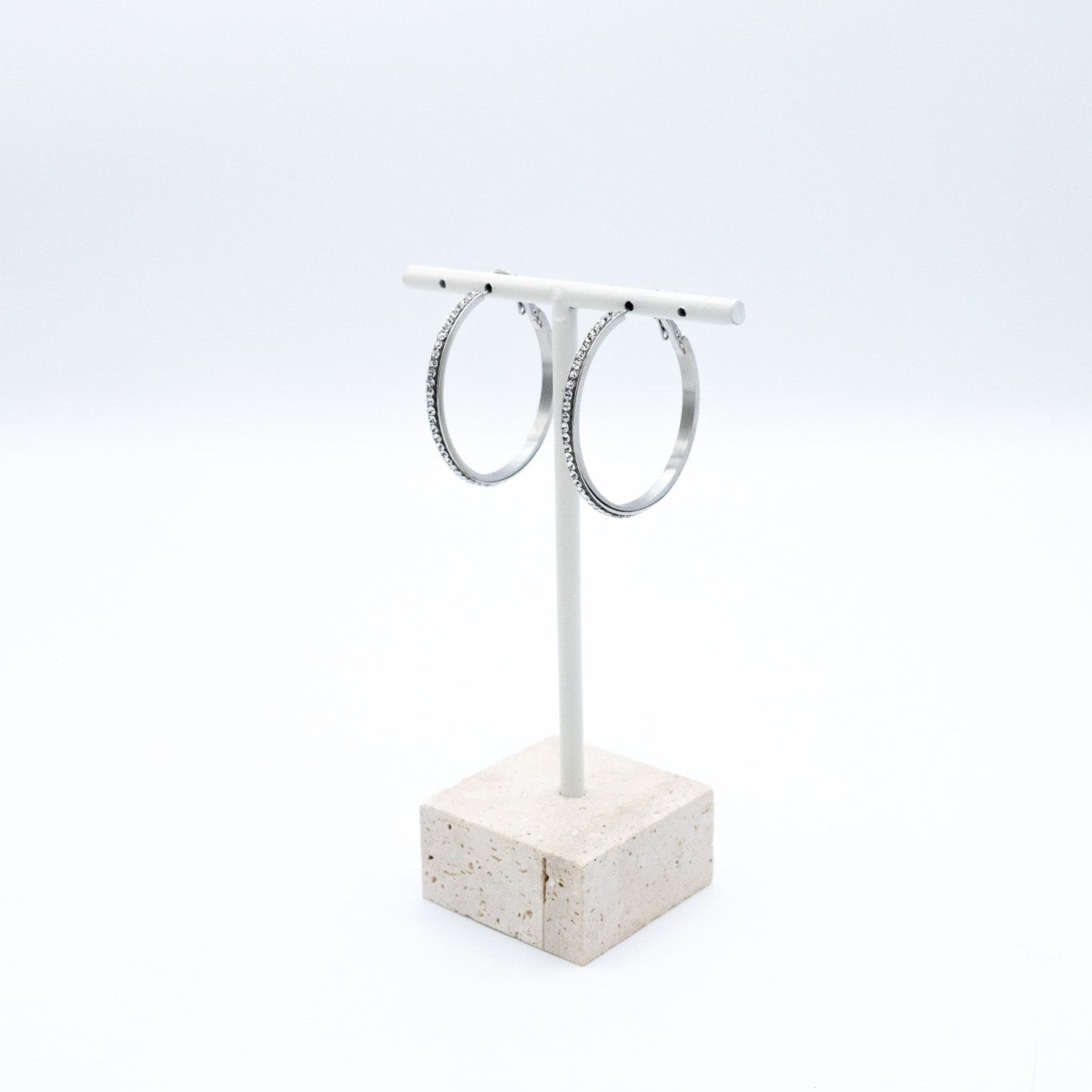 Glitter Hoops Medium - Lunéah