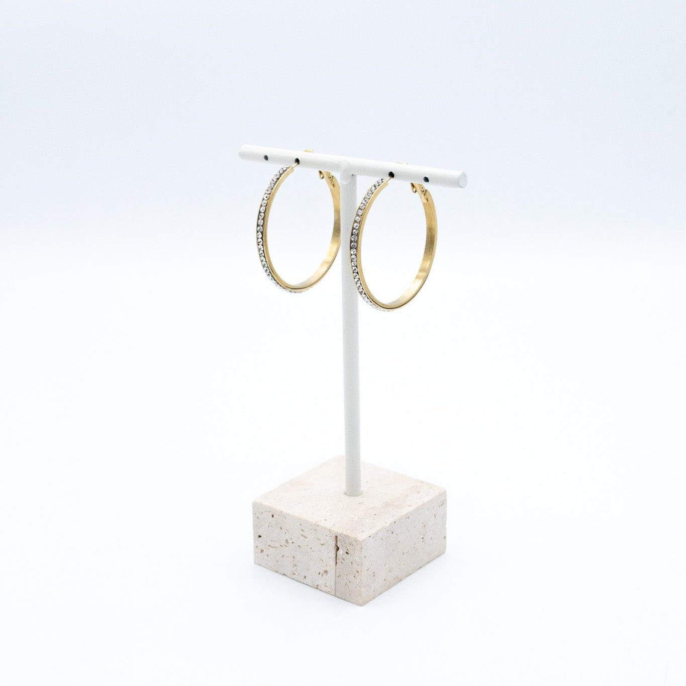 Glitter Hoops Medium - Lunéah