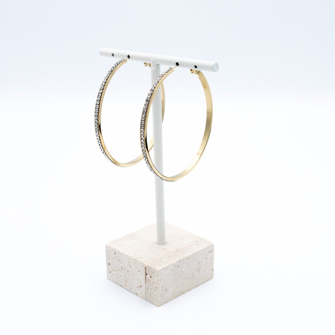 Glitter Hoops Large - Lunéah