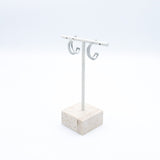 Half Glitter Hoop - Lunéah