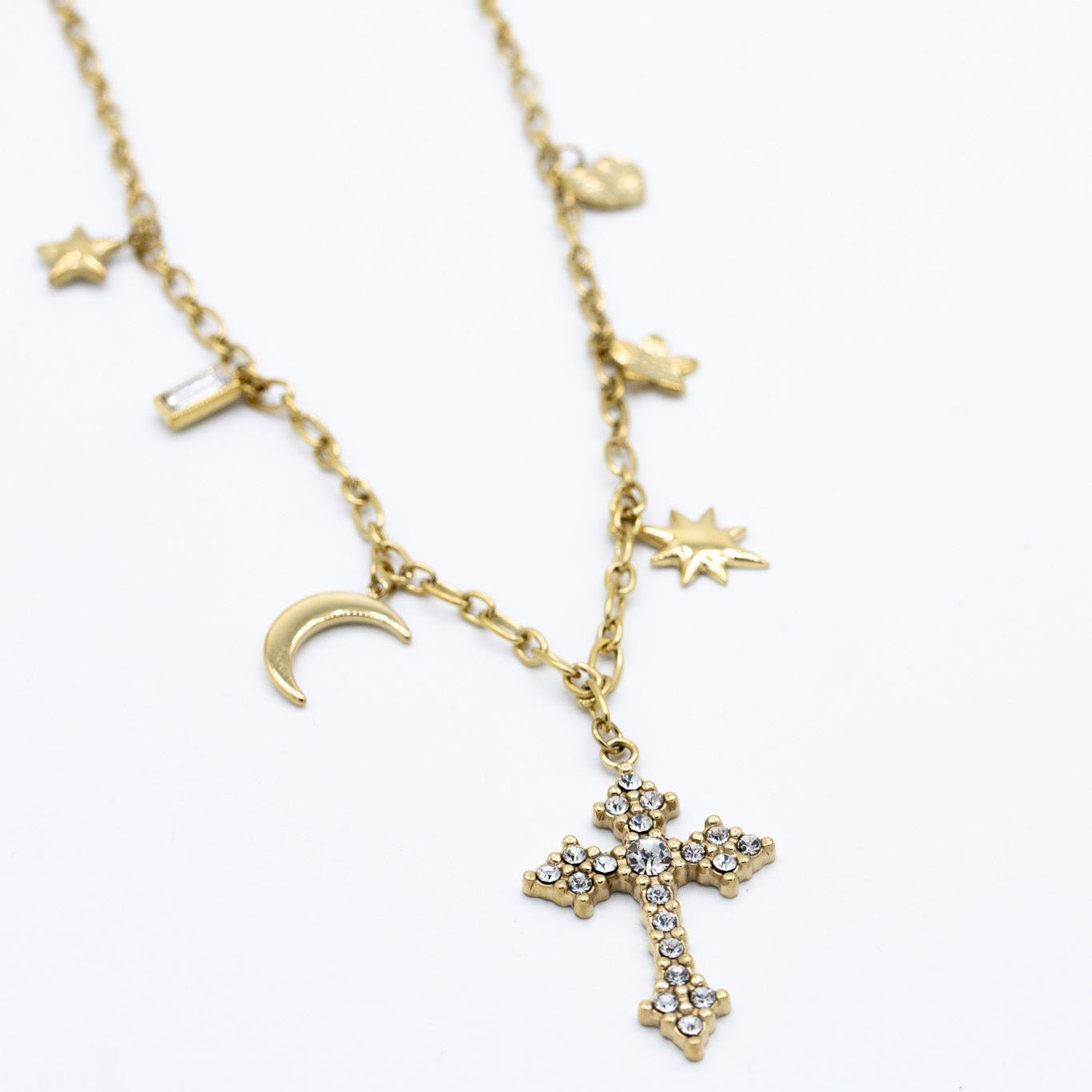 Stellar Cross Necklace - Lunéah