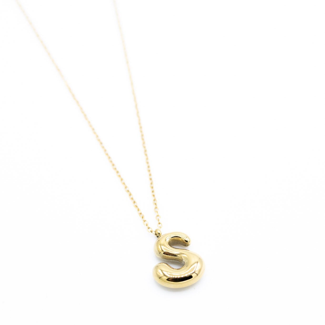 Bubble Letter Necklace - Lunéah