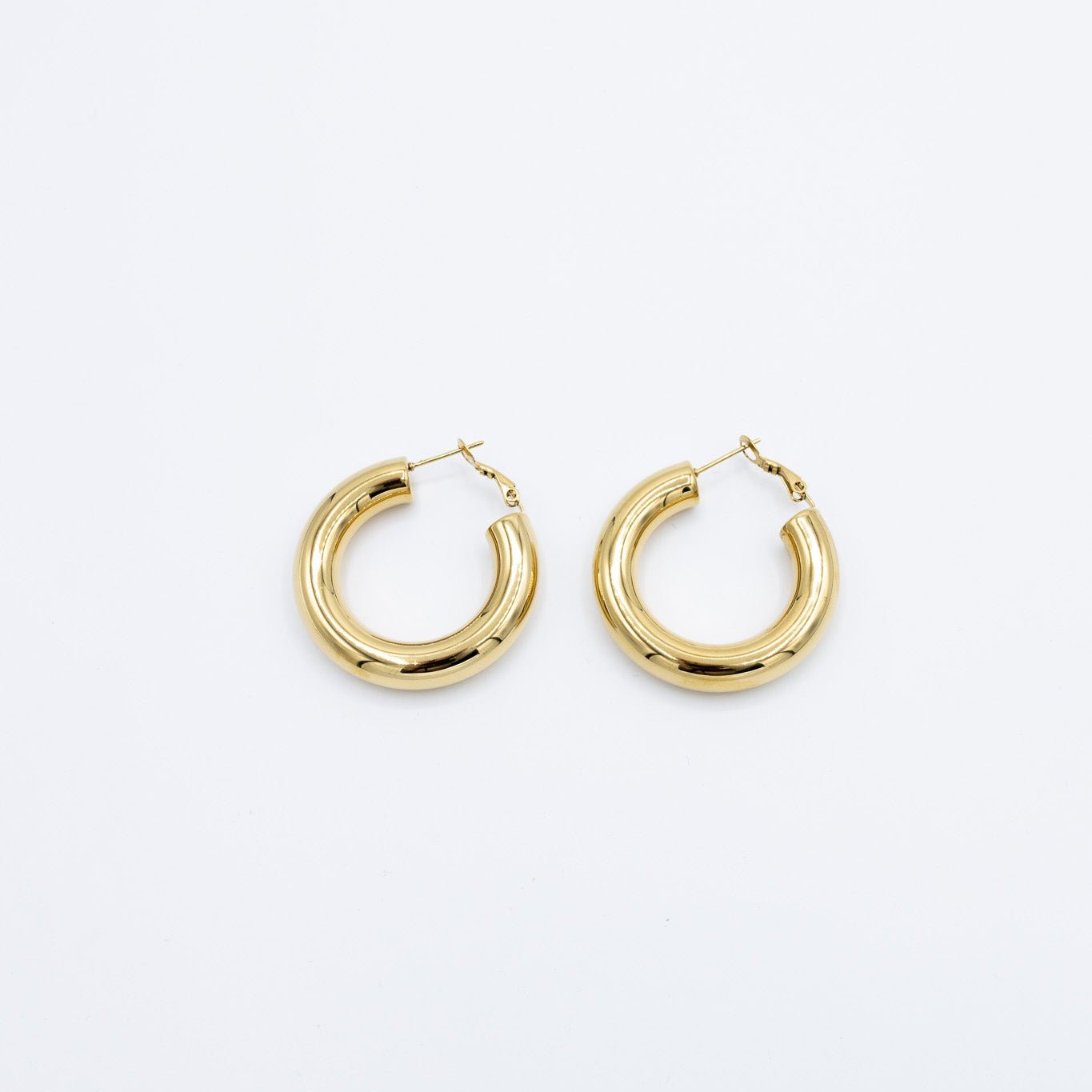 Chunky Classic Hoops Medium - Lunéah