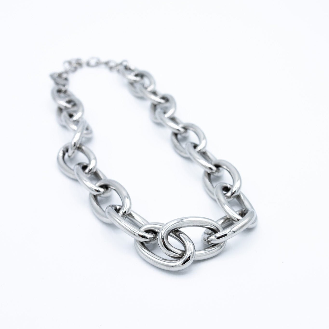 Chunky Oval Link Necklace - Lunéah