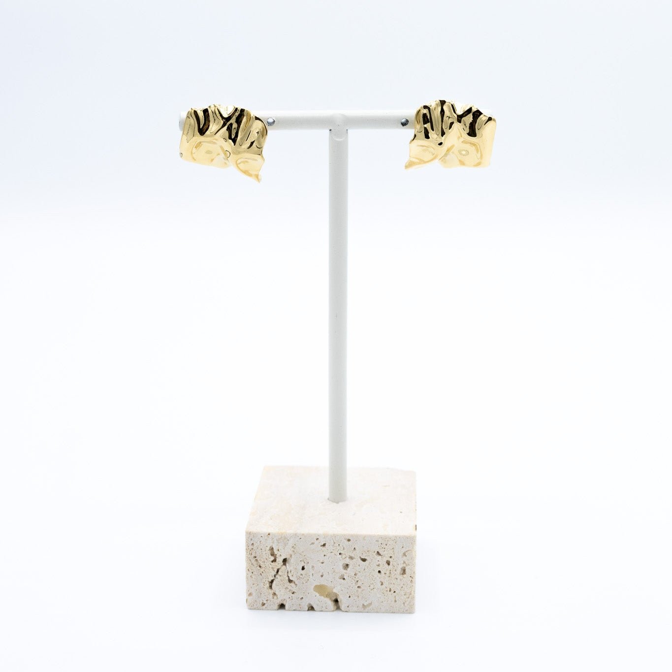 Molten Studs Earrings - Lunéah