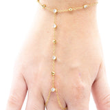 Shimmer Beads Hand Chain - Lunéah
