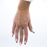 Shimmer Beads Hand Chain - Lunéah