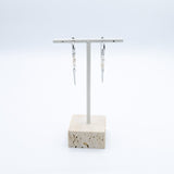 Pearl Drop Chain Earrings - Lunéah