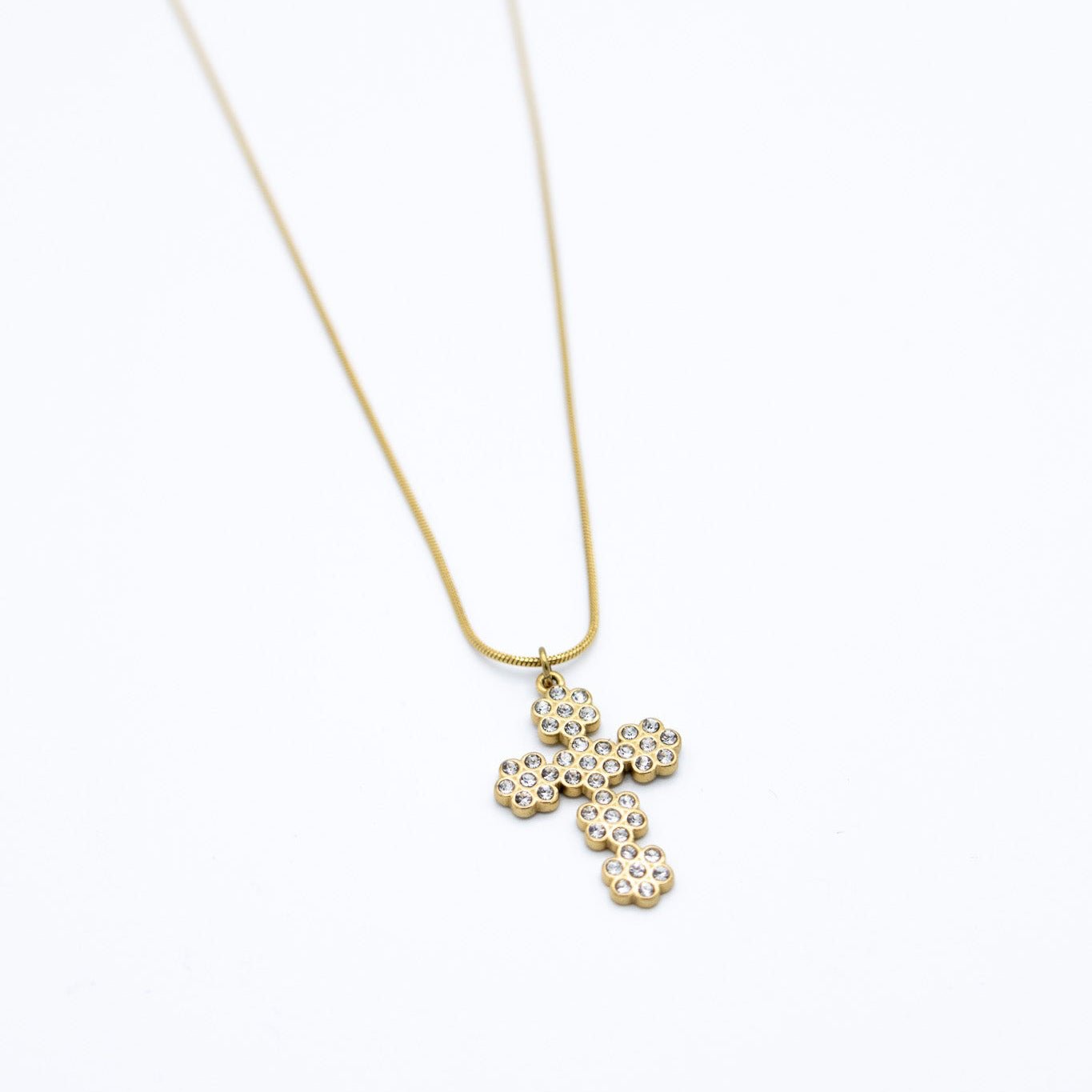 Mini Cross Necklace - Lunéah