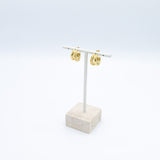 Braided Gold Hoop Earring